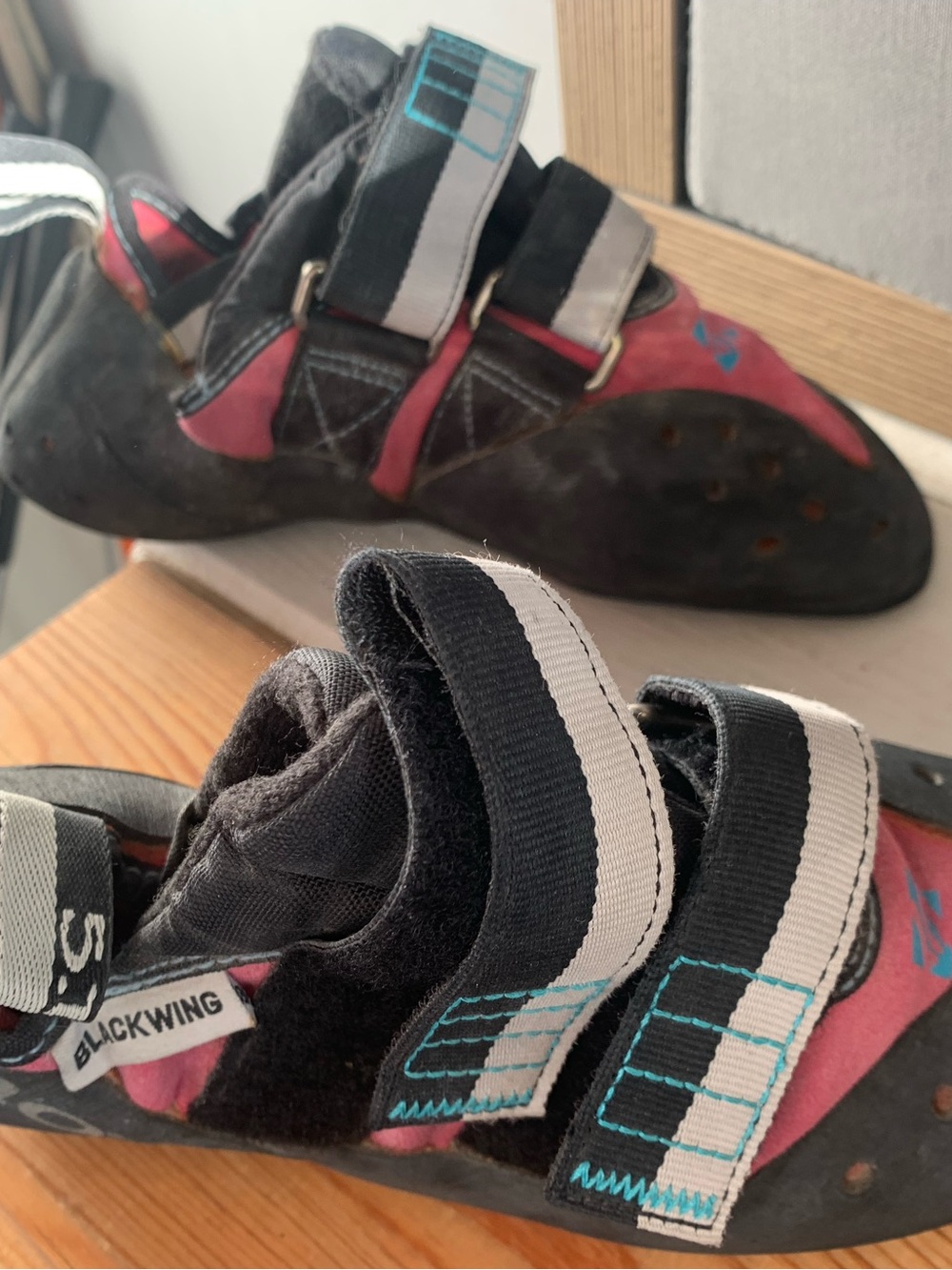 5.10 Climbing Shoes — (w) blackwings, barely used